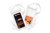 Telefon - Pokrowiec i etui - Tech-Protect UWC7 6.9" Waterproof Case - White - 5906302323944