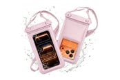 Telefon - Pokrowiec i etui - Tech-Protect UWC7 6.9" Waterproof Case - Pink - 5906302323951