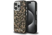 Telefon - Pokrowiec i etui - Karl Lagerfeld IML Leopard Pattern MagSafe Case for iPhone 16 Pro Max - Brown - 3666339465674