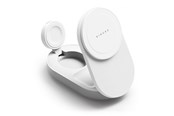 Telefon - Adapter i Ladowarka - Ringke Charger RINGKE QI2.2 25W 3in1 Magnetic MagSafe - White - 8800328816565
