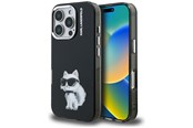 Telefon - Pokrowiec i etui - Karl Lagerfeld IML Aquarelle Choupette & Logo Case for iPhone 16 Pro Max - Black - 3666339464417