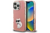 Telefon - Pokrowiec i etui - Karl Lagerfeld IML Aquarelle Choupette & Logo iPhone 16 Pro Case - Pink - 3666339464585