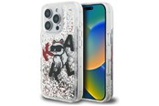 Telefon - Pokrowiec i etui - Karl Lagerfeld Liquid Glitter Choupette Logo Case for iPhone 16 Pro Max - Clear - 3666339464233