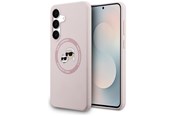 Telefon - Pokrowiec i etui - Karl Lagerfeld Silicone Karl & Choupette Heads MagSafe Case for Samsung Galaxy S25 FE - Pink - 3666339572181