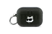 Telefon - Inne akcesoria - Karl Lagerfeld Monogram Choupette Head Case for AirPods Pro 3 - Black - 3666339577568