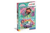 Puzzle - Clementoni Puzzle Gabby's Dollhouse 2x60 pieces (2025) Podłoga - 24819