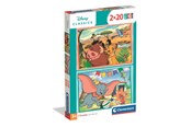 Puzzle - Clementoni Puzzle Disney Classic 2026 2x20 pieces Podłoga - 24837