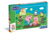 Puzzle - Clementoni Puzzle Maxi Peppa Pig 2026 104 pieces Podłoga - 25017