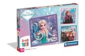 Puzzle - Clementoni Puzzle Square Frozen 3x48 pieces (2025) Podłoga - 25021C
