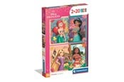 Puzzle - Clementoni Puzzle Disney Princess 2x20 pieces Podłoga - 24092