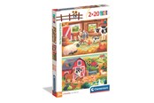 Puzzle - Clementoni Puzzle Noli 2x20 pieces Podłoga - 24818