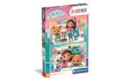 Puzzle - Clementoni Puzzle Gabby'S Dollhouse 2026 2x20 pieces Podłoga - 24832
