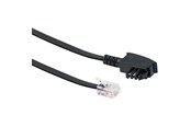 Kabel sieciowy - Schwaiger phone cable - 10 m - black - Czarny - TAL6532533