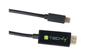 Kabel wyswietlacza - IC INTRACOM TECHly video / audio / data cable - HDMI / USB - 2 m - IADAP USBC-HDMI2TY
