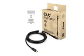 Kabel wyswietlacza - Club 3D - video adapter cable - 24 pin USB-C to Mini DisplayPort - 2 m - CAC-1561