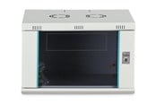 Szafa rack - DIGITUS DN-37100 - 7U Wall-Mounted Cabinet | 600x450mm | Glass Door | Unmounted - DN-37100
