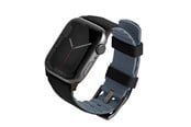 Smartwatch - akcesoria - UNIQ Linus Airosoft Silicone Strap for Apple Watch 42 / 44 / 45 mm - Black - 8886463680896