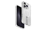 Telefon - Pokrowiec i etui - UNIQ Eleva with Vertica Stand Case for iPhone 16 Pro - Transparent - 8886463690710