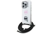 Telefon - Pokrowiec i etui - Karl Lagerfeld IML Crossbody Karl&Choupette Head Case for iPhone 16 Pro - White - 3666339462062