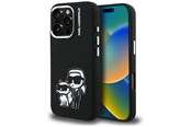 Telefon - Pokrowiec i etui - Karl Lagerfeld Silicone Karl&Choupette Sketch MagSafe Case for iPhone 16 Pro Max - Black - 3666339462253