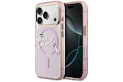 Telefon - Pokrowiec i etui - Karl Lagerfeld IML Choupettes Karl Script Logo MagSafe Case for iPhone 17 Pro Max - Pink - 3666339606220