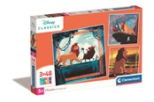 Puzzle - Clementoni Puzzle Square - The Lion King 3x48 pieces Podłoga - 25323