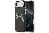 Telefon - Pokrowiec i etui - Karl Lagerfeld IML Choupettes Karl Script Logo MagSafe iPhone Air Case - Black - 3666339605889