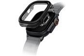 Smartwatch - akcesoria - UNIQ Voute Tempered Glass Case for Apple Watch Ultra 49mm - Black - 8886463691977