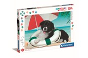 Puzzle - Clementoni Puzzle Puppy on the Beach 104 pieces (Super) Podłoga - 25741