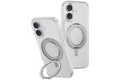Telefon - Pokrowiec i etui - UNIQ Swivix 360 Rotating Kickstand Case for iPhone 16 - Transparent - 8886463691984