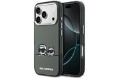Telefon - Pokrowiec i etui - Karl Lagerfeld IML Karl & Choupette Peekaboo Logo MagSafe Case for iPhone 17 Pro - Black - 3666339607173