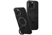 Telefon - Pokrowiec i etui - UNIQ Swivix 360 Rotating Kickstand Case for iPhone 16 Pro Max - Black - 8886463692042
