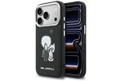 Telefon - Pokrowiec i etui - Karl Lagerfeld Karl & Choupette Back Logo MagSafe Case for iPhone 17 Pro Max - Black - 3666339605742