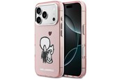 Telefon - Pokrowiec i etui - Karl Lagerfeld Karl & Choupette Back MagSafe Case for iPhone 17 Pro Max - Pink - 3666339607661