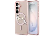 Telefon - Pokrowiec i etui - Karl Lagerfeld IML KC Script MagSafe Case for Samsung Galaxy S26 - Pink - 3666339612641