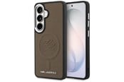 Telefon - Pokrowiec i etui - Karl Lagerfeld Embossed Ring Initials MagSafe Case for Samsung Galaxy S26+ - Brown - 3666339612474