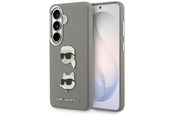 Telefon - Pokrowiec i etui - Karl Lagerfeld Saffiano Double Heads Metal case for Samsung Galaxy S26 - silver - 3666339612344