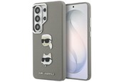 Telefon - Pokrowiec i etui - Karl Lagerfeld Saffiano Double Heads Metal case for Samsung Galaxy S26 Ultra - silver - 3666339612368