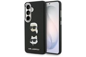 Telefon - Pokrowiec i etui - Karl Lagerfeld Saffiano Double Heads Metal Case for Samsung Galaxy S26+ - Black - 3666339612320