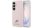 Telefon - Pokrowiec i etui - Karl Lagerfeld Saffiano KC Metal Logo MagSafe Case for Samsung Galaxy S26 - Pink - 3666339612160