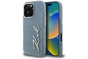 Telefon - Pokrowiec i etui - Karl Lagerfeld FW Jeans Signature Logo iPhone 16 Pro Case - Blue - 3666339458645