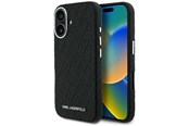 Telefon - Pokrowiec i etui - Karl Lagerfeld FW Stamped Karl MagSafe iPhone 16 Case - Black - 3666339455385