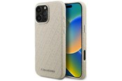 Telefon - Pokrowiec i etui - Karl Lagerfeld FW Stamped Karl MagSafe Case for iPhone 16 Pro - Beige - 3666339458829