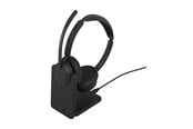 Sluchawki, zestaw sluchawkowy - Jabra Evolve3 45 UC - USB-C with Dongle - Stereo (Charging Stand) - 34599-989-889