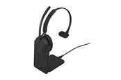 Sluchawki, zestaw sluchawkowy - Jabra Evolve3 65 MS - USB-C with Dongle - Mono (Incl. Charging Stand) - 36599-899-889