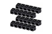Akcesoria sieciowe - StarTech.com Startech keystone jack - 180° 110 punch down - TAA Compliant - C6KEY110180BK24PK