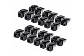 Akcesoria sieciowe - StarTech.com Startech keystone jack - 90° 110 punch down - TAA Compliant - C6KEY110BK24PK