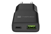 Telefon - Adapter i Ładowarka - Natec Ribera power adapter - GaN slim - USB USB-C - 20 watt - NUC-2377