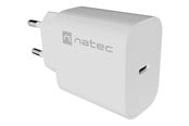 Telefon - Adapter i Ładowarka - Natec Ribera power adapter - USB-C - 20 watt - NUC-2394