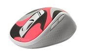 Myszka - RAPOO M500 Silent - mouse - 2.4 GHz Bluetooth 4.0 Bluetooth 3.0 - red - Myszy - Optyczny - 6 - Szary - 18111